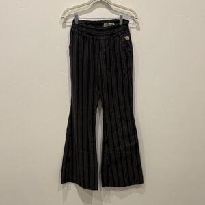 Billabong Black and White Striped Pants